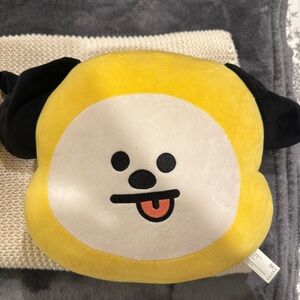 line friends chimmy bts plushie with dust bag